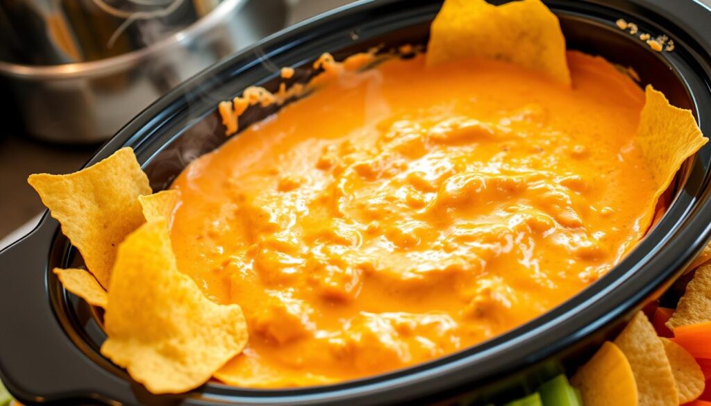 slow cooker buffalo chicken dip