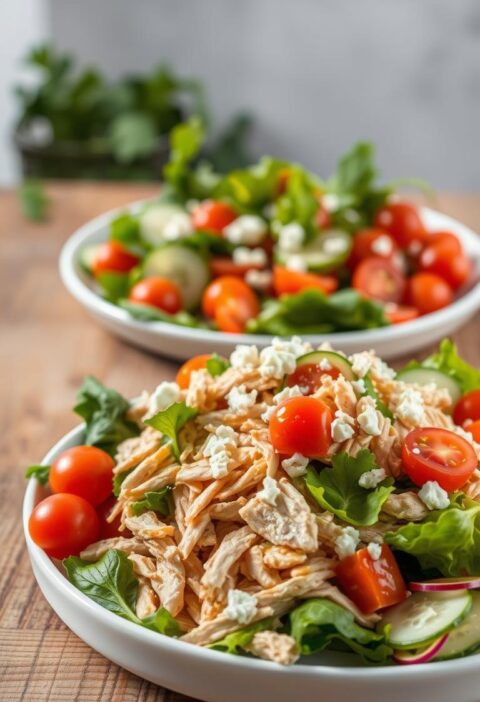 Shredded Chicken Salads