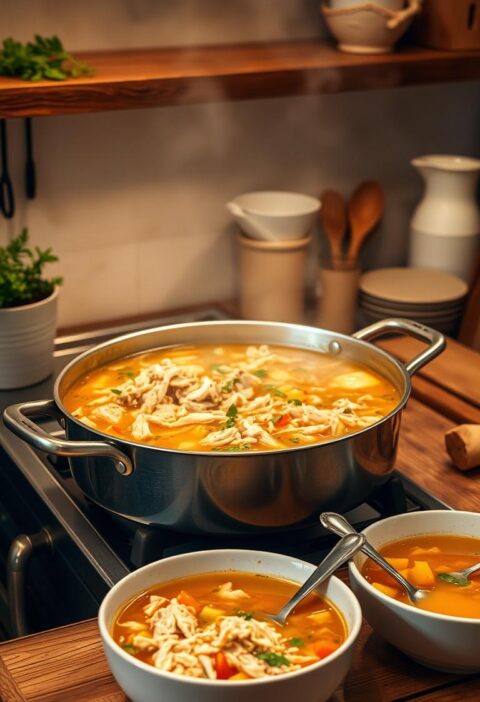 Shredded Chicken Soup Recipes