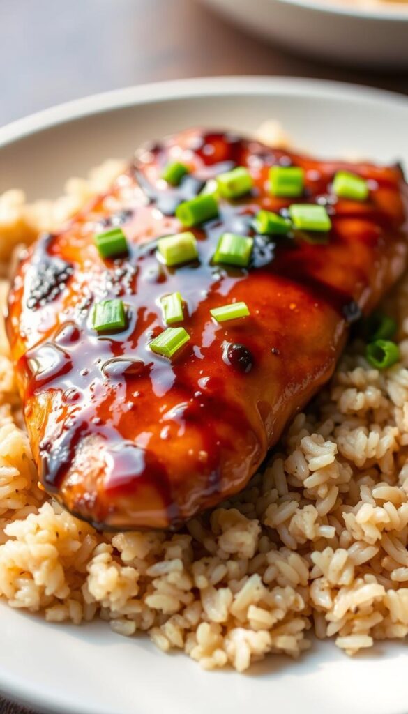 Teriyaki Chicken with Steamed Brown Rice Teriyaki Chicken with Steamed Brown Rice